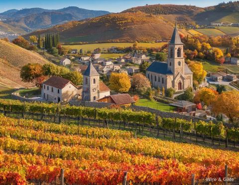 The village among the vines