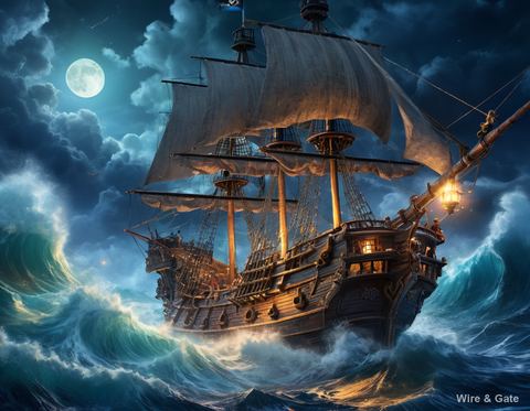 The pirate ship