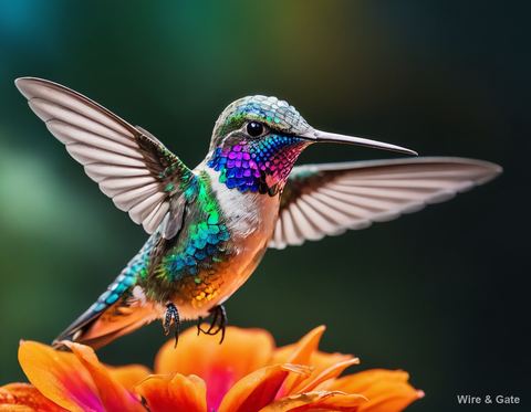 The shimmering hummingbird