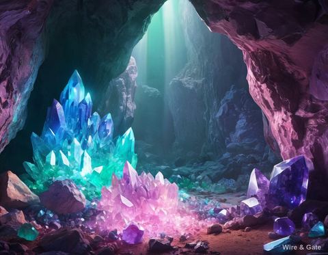 The crystal cave