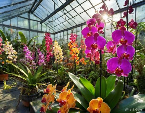 The orchid greenhouse