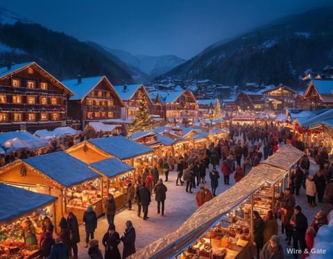 The Christmas market