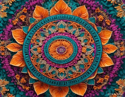 The flower mandala