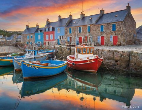 The harbour in the morning