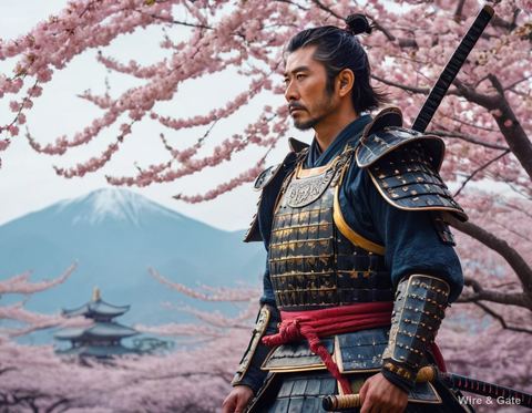 The samurai of the cherry trees