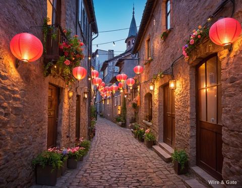 The lantern alley